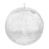 Mirror Disco Ball, Large 20 Inch Party Mirror Ball with Hanging Ring, Lightning Disco Ball Party Decorations, Ideal for DJ Club, Stage, Wedding, Birthday, Christmas, New Years Celebration
